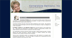 Desktop Screenshot of cornerstonedentistrycarmel.com